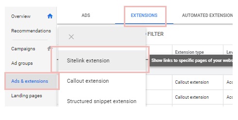 use-sitelinks