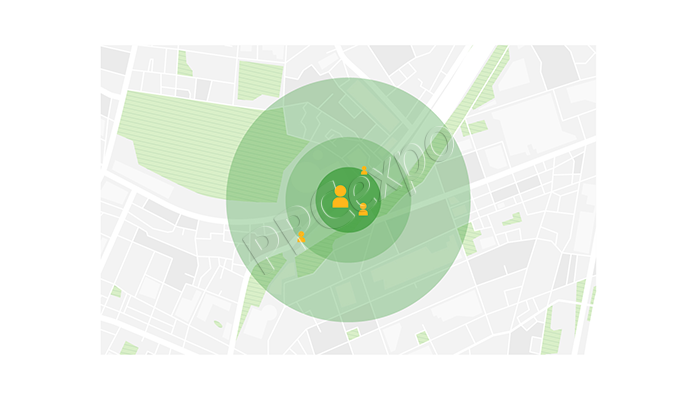which client would you advise to use radius targeting?