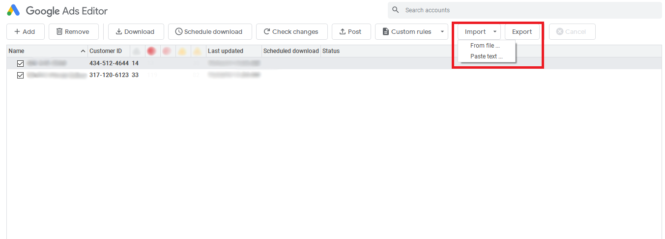 google ad editor guideline