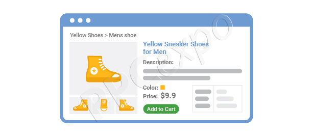 google shopping listings