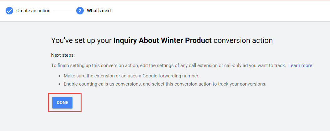 google ads call tracking