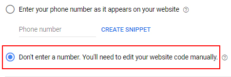 google ads call tracking