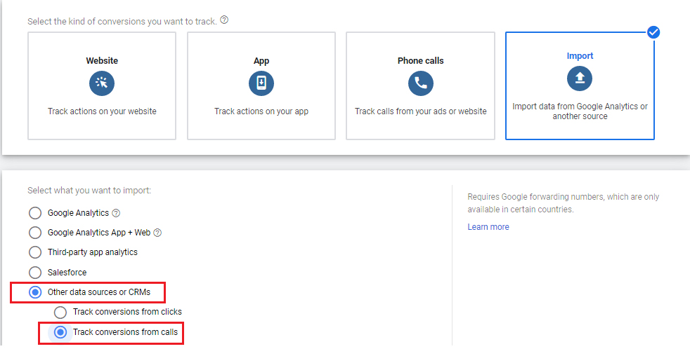 google ads call tracking