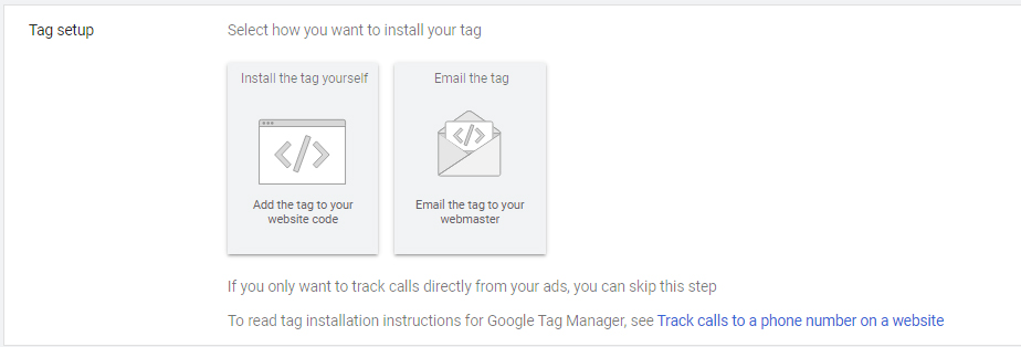google ads call tracking