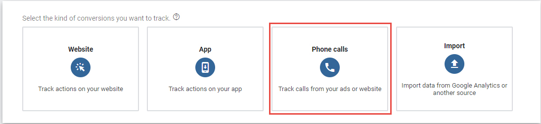google ads call tracking