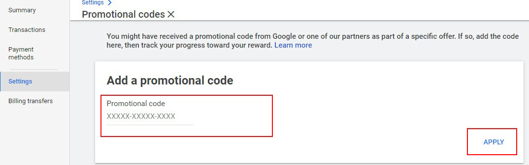 promo code displays